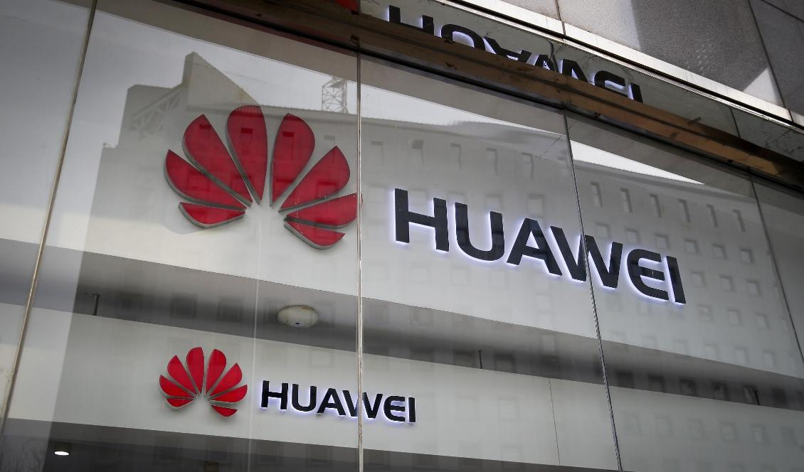 Arkivbild från Huaweis kontor i Peking. Foto: Andy Wong/AP/TT
