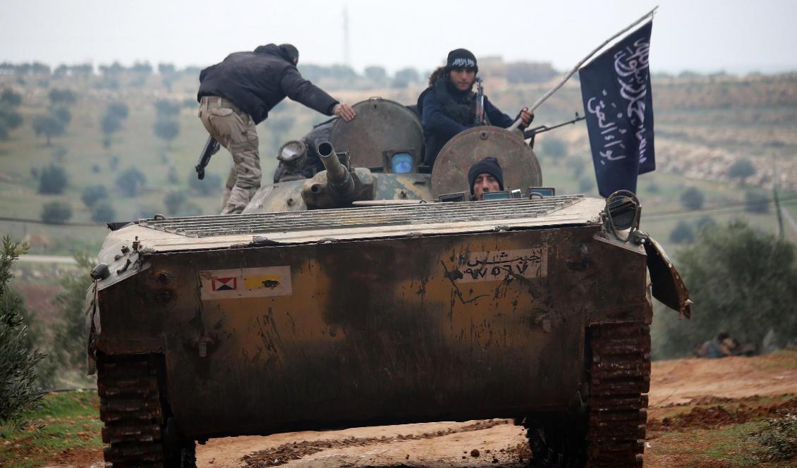 Islamistkrigare i Syrien 2014. Foto: Fadi al-Halabi/AFP/Getty Images