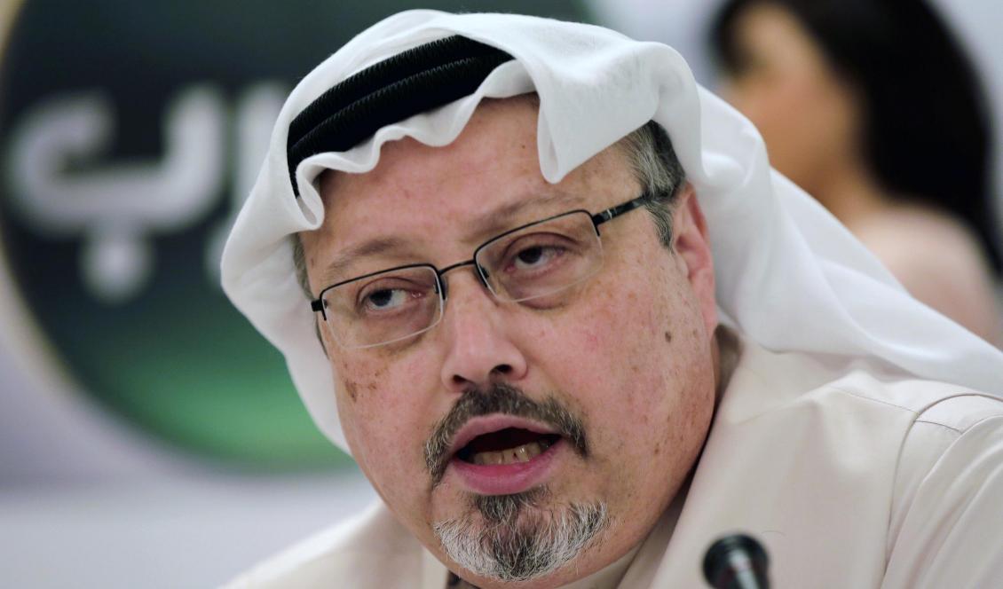 Washington Post-journalisten Jamal Khashoggi mördades inne på saudiska konsulatet i Istanbul i oktober förra året. Foto: Hasan Jamali/TT-arkivbild