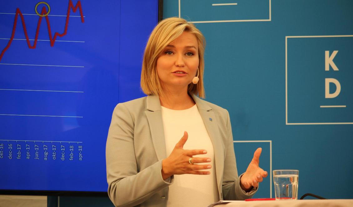 Kristdemokraternas partiledare, Ebba Busch Thor. Foto: Susanne W Lamm/Epoch Times-arkivbild