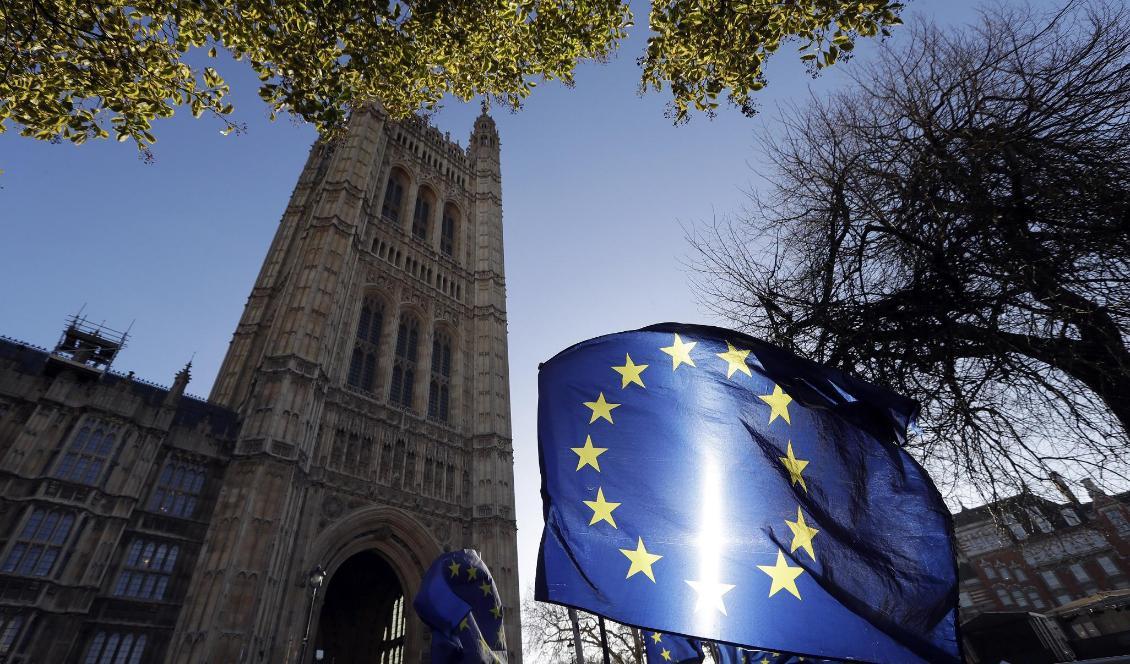 Klockan tickar ner mot EU-utträdet för Storbritannien. Foto: Kirsty Wigglesworth/AP/TT-arkivbild