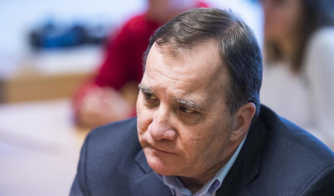 Statsminister Stefan Löfvén (S). Foto: Simon Eliasson/TT