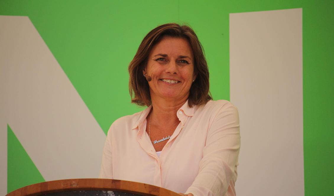 
Miljö- och klimatminister Isabella Lövin (MP). Foto: Susanne W Lamm/Epoch Times-arkivbild                                                