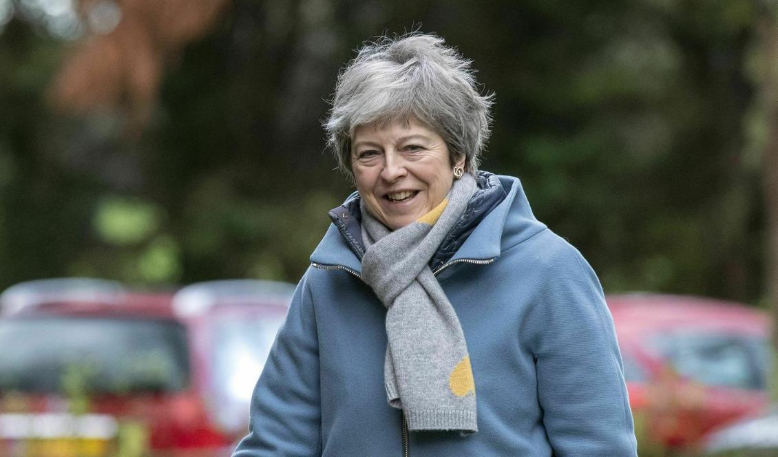 Storbritanniens premiärminister Theresa May väntar fortfarande på ett genombrott om brexit. Foto: Steve Parsons/PA/AP/TT