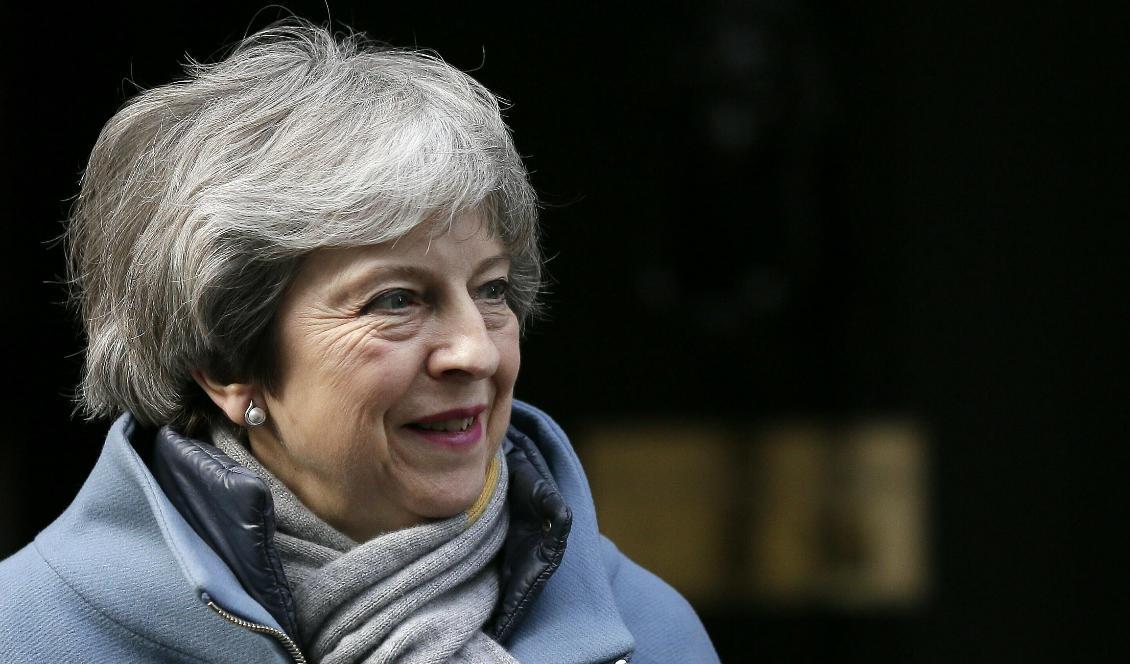 Storbritanniens premiärminister Theresa May på Downing Street i London tidigare i veckan. Foto: Tim Ireland/AP/TT