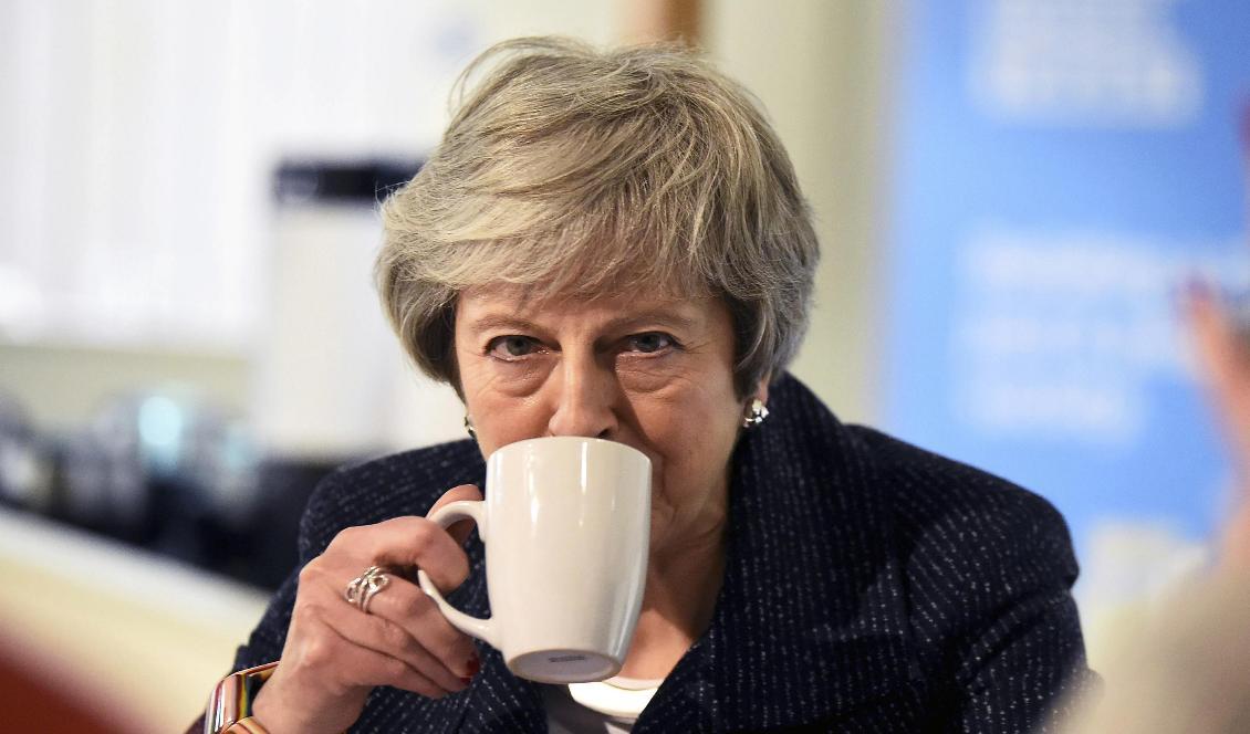 Storbritanniens premiärminister Theresa May . Foto: Clodagh Kilcoyne/PA/AP/TT-arkivbild