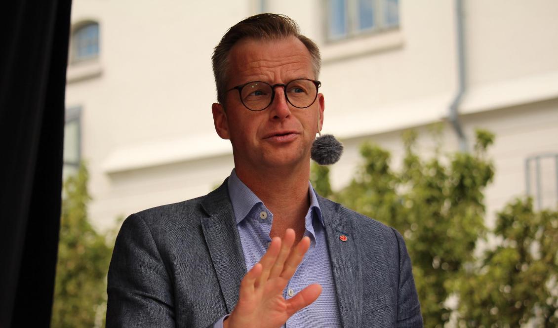 Inrikesminister Mikael Damberg (S). Foto: Susanne W Lamm/Epoch Times-arkivbild