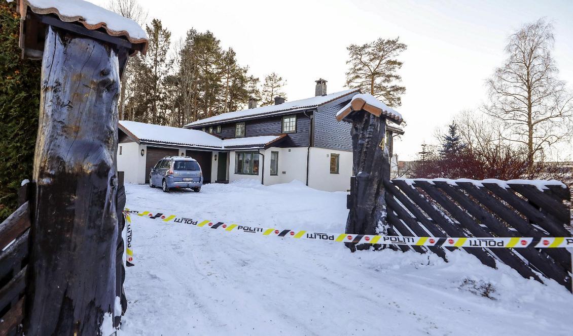 
Norska Anne-Elisabeth Hagen tros ha förts bort från sitt hem i Fjellhamar i Lørenskog. Foto: Fredrik Hagen/ NTB scanpix/TT                                                