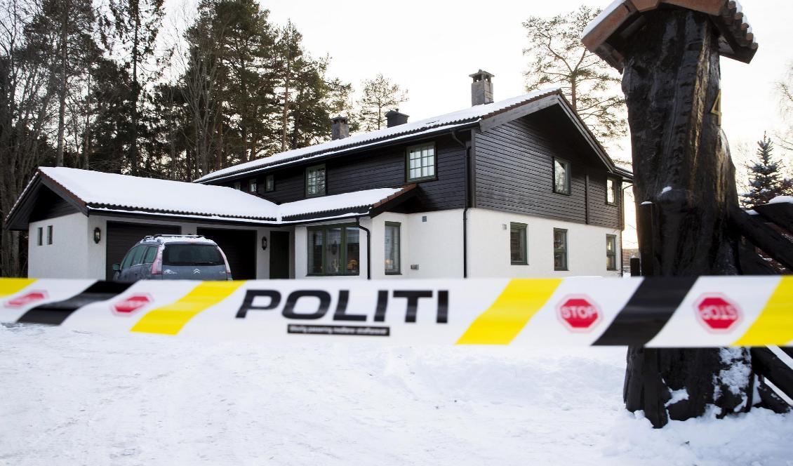 Anne-Elisabeth Hagen tros ha fört bort från sitt hus i Fjellhammar i Lørenskog kommun i Akershus. Foto: Vidar Ruud NTB/Scanpix/TT