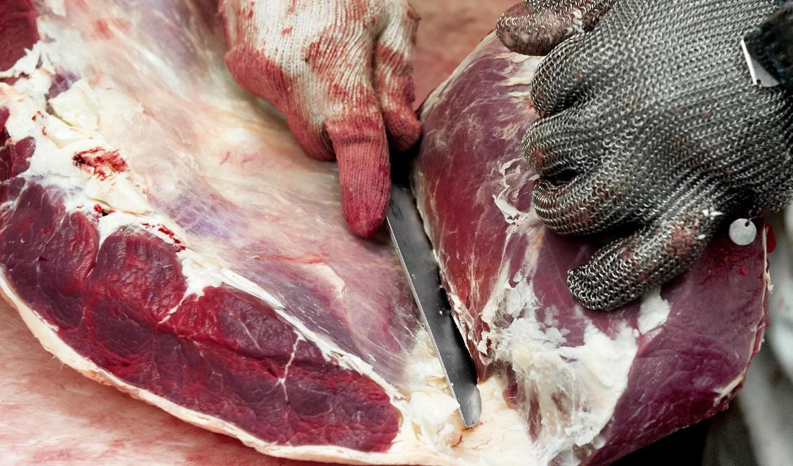 Obesiktigat polskt kött har sålts till Sverige. Foto: Claudio Bresciani/TT-arkivbild