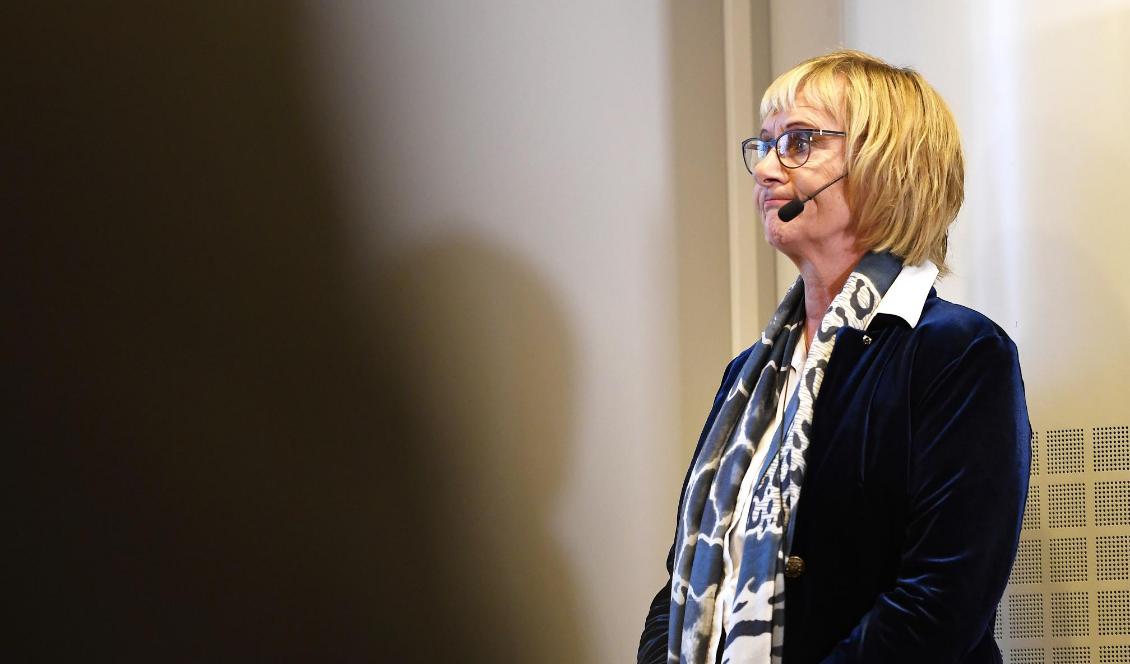 Lena Micko, ordförande för Sveriges kommuner och landsting, SKL. Foto: Stina Stjernkvist/TT-arkivbild