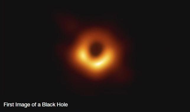 Den historiska första bilden från ett svart hål. Ett enormt vetenskapligt genombrott som kan leda till ett Nobelpris i fysik. Foto: Foto: ECO/TT