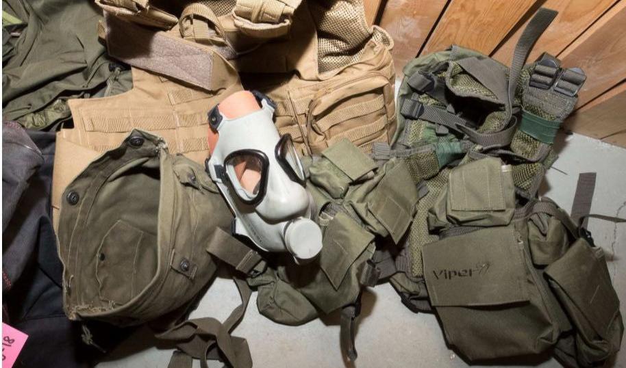 Bild från polisens förundersökning mot de åtalade männen. Foto: Säkerhetspolisen/Handout/TT