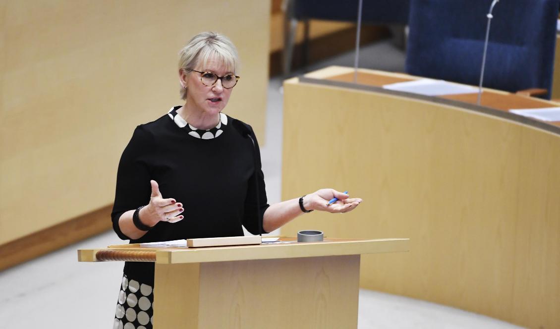 Utrikesminister Margot Wallström (S). Foto: Naina Helen Jåma/TT