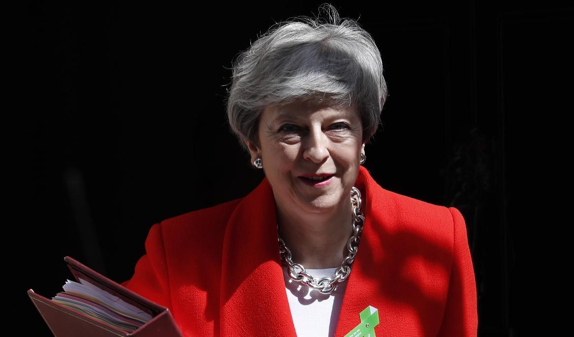 Storbritanniens premiärminister Theresa May. Foto: Alastair Grant/AP/TT
