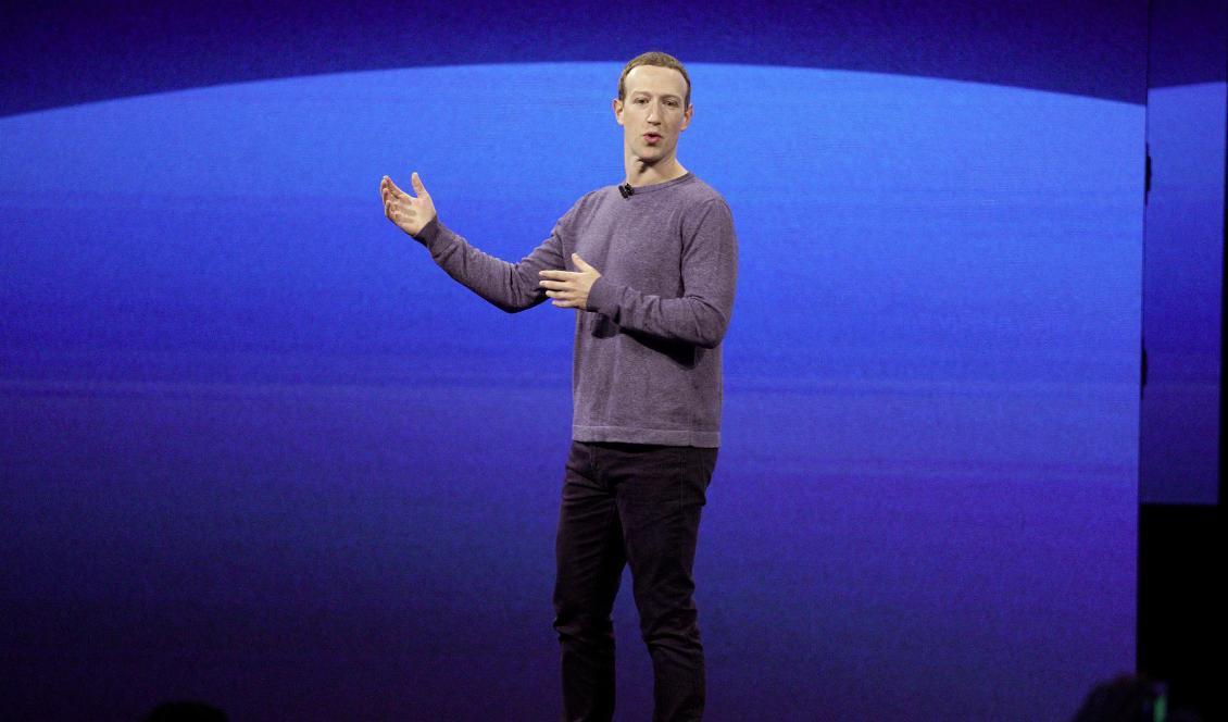 
Mark Zuckerberg kritiseras av en av Facebooks medgrundare. Foto: Tony Avelar/TT                                                