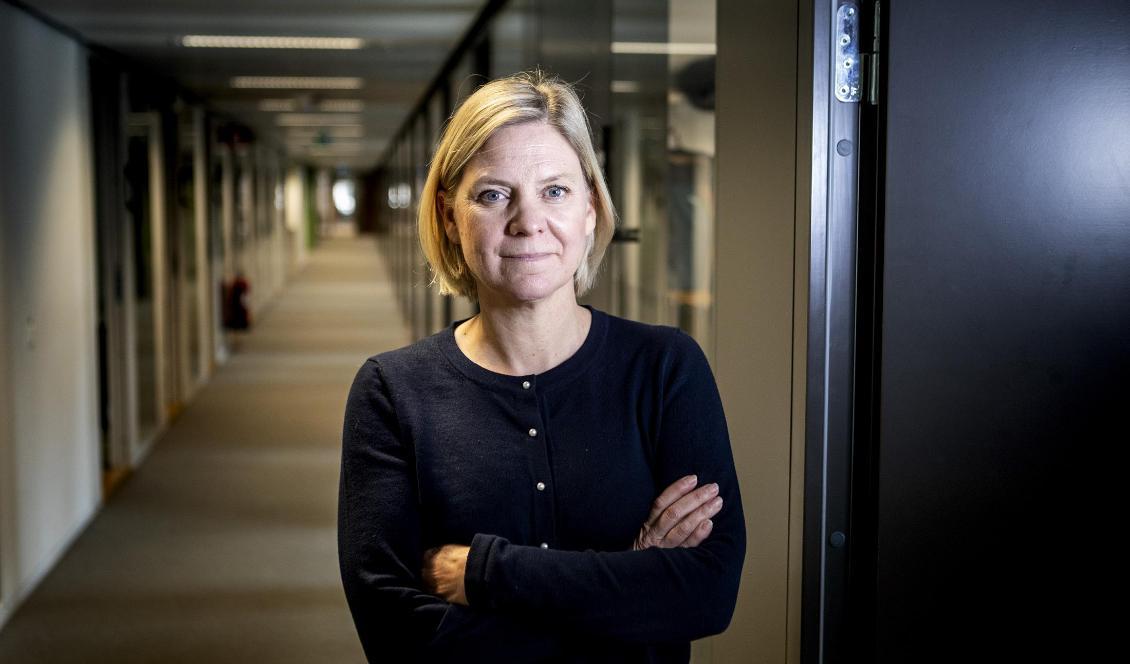 Finansminister Magdalena Andersson. Foto: Christine Olsson/TT-arkivbild