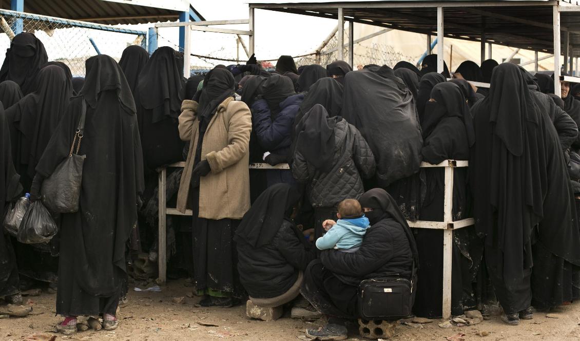 IS-rekryteraren Michael Skråmos barn har lämnat al-Hol-lägret. Foto: Maya Alleruzzo/TT-arkivbild