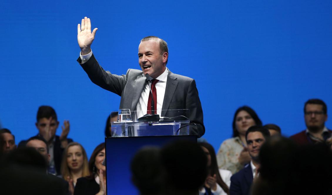 Bayraren Manfred Weber är favorit till posten som ny ordförande i EU-kommissionen. Foto: Darko Vojinovic/AP/TT-arkivfoto