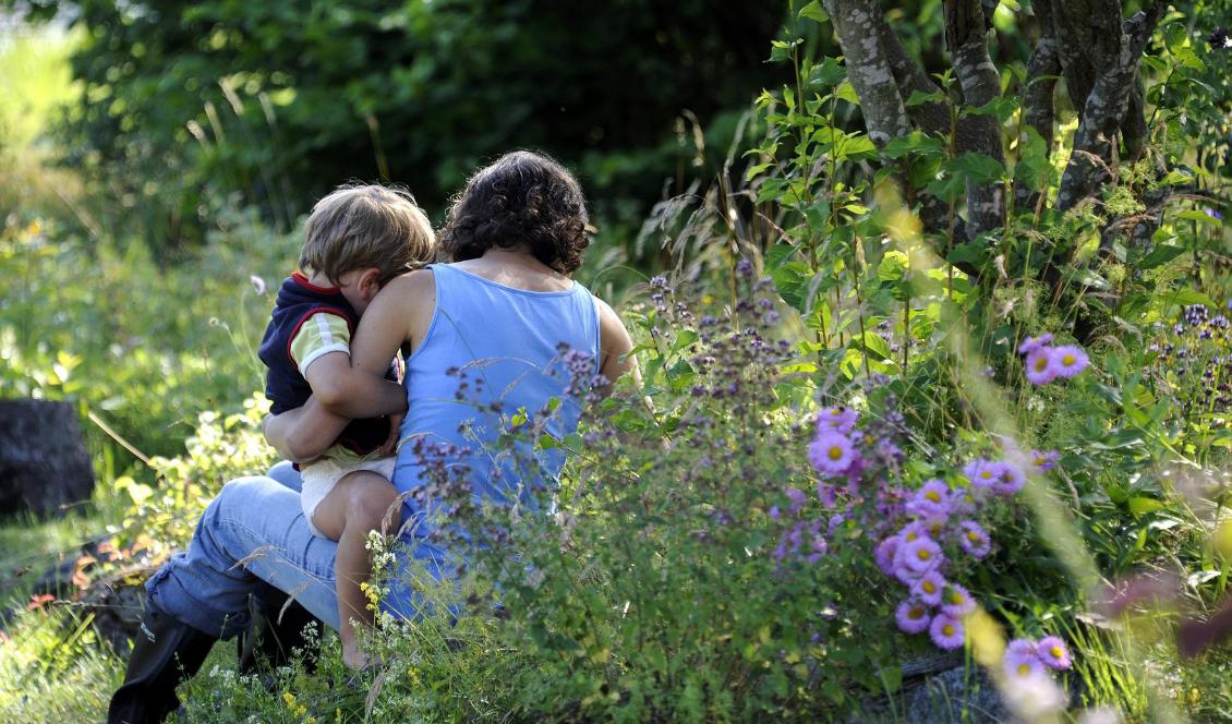 Nu är det dags för kortbyxor – och paraply. Sommarvärme och åskväder drar in över Sverige. Foto: Hasse Holmberg/TT-arkivbild