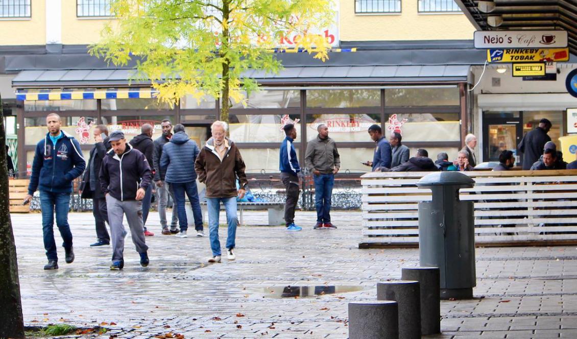 Rinkeby torg i Stockholm. Arkivbild. Foto: Susanne W Lamm/Epoch Times
