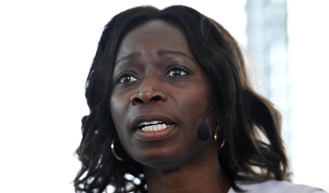 Liberalernas ledare Nyamko Sabuni säger nej till att förhandla med SD. Foto: Erik Simander/TT-arkivbild