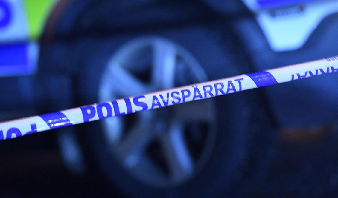 Polisen utreder ett misstänkt mord, alternativt dråp. Foto: Fredrik Sandberg/TT-arkivbild