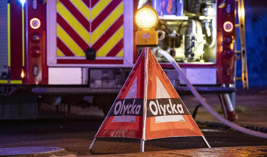 Tre liknande, misstänkt anlagda bränder startade i ett Ludvikaområde under helgen. Foto: Johan Nilsson/TT-arkivbild
