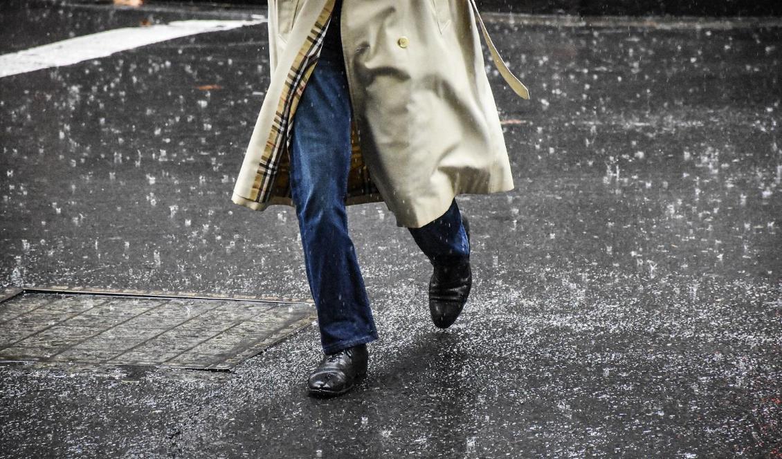 Mycket regn väntas under dagen i delar av Sverige. Foto: Sofia Tanaka/TT-arkivbild