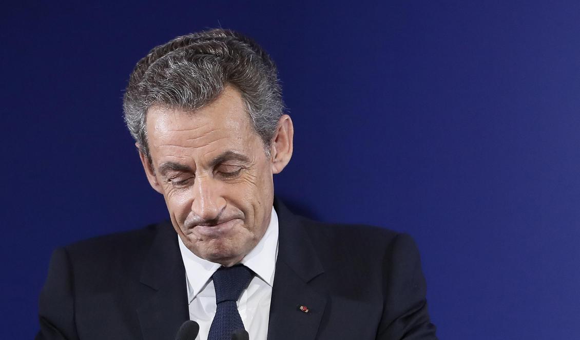 Frankrikes expresident Nicolas Sarkozy. Foto: Ian Langsdon/AP/TT-arkivbild