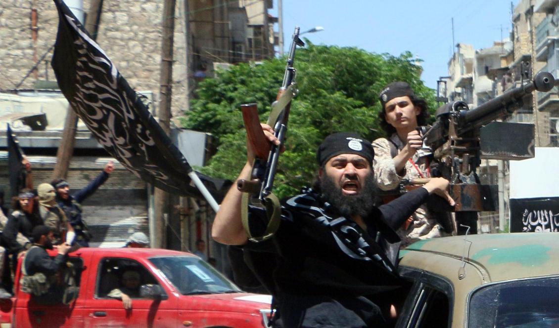 
Islamistiska soldater från Al-Nusrafronten i maj 2015 i Aleppo i Syrien. Foto: Fadi al-Halabi/AFP/Getty Images                                                