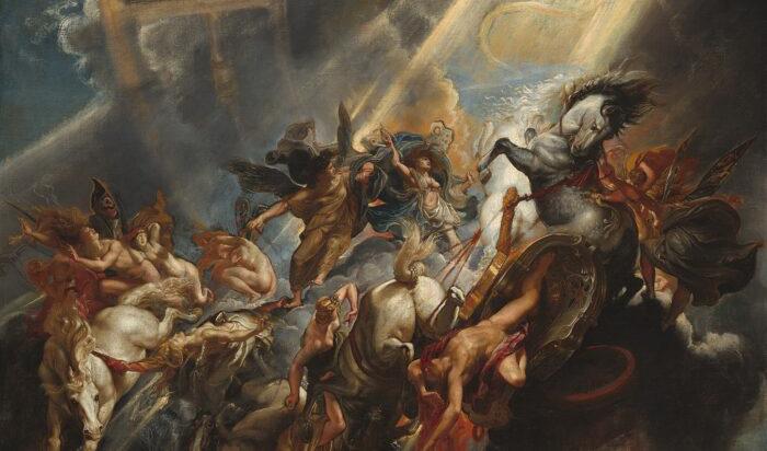 Rubens; "Faetons fall", 1606/1608. 98,4 x 131,2 cm.
