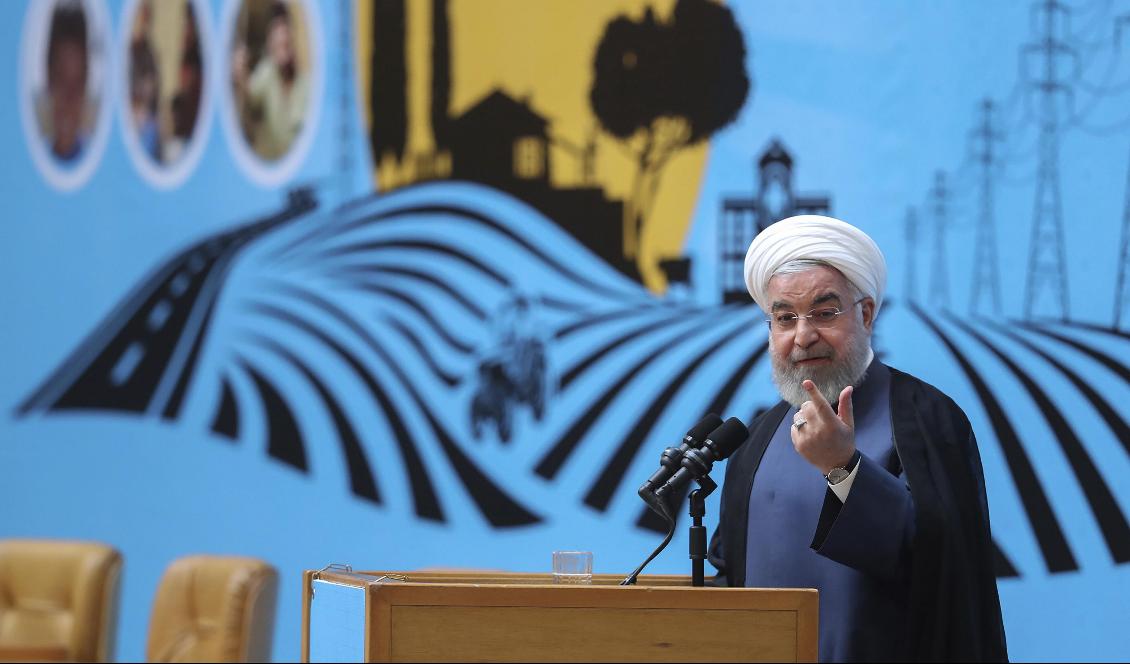 Irans president Hassan Rohani. Foto: AP/TT