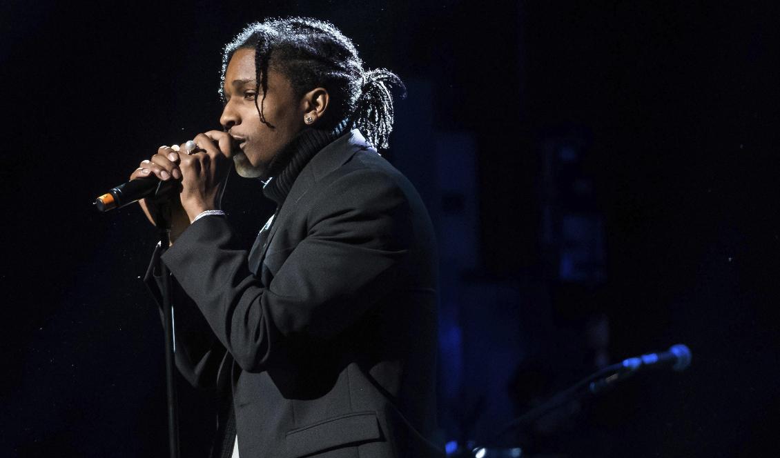 Hiphopstjärnan Asap Rocky döms för misshandel. Foto: Charles Sykes/AP/TT-arkivbild