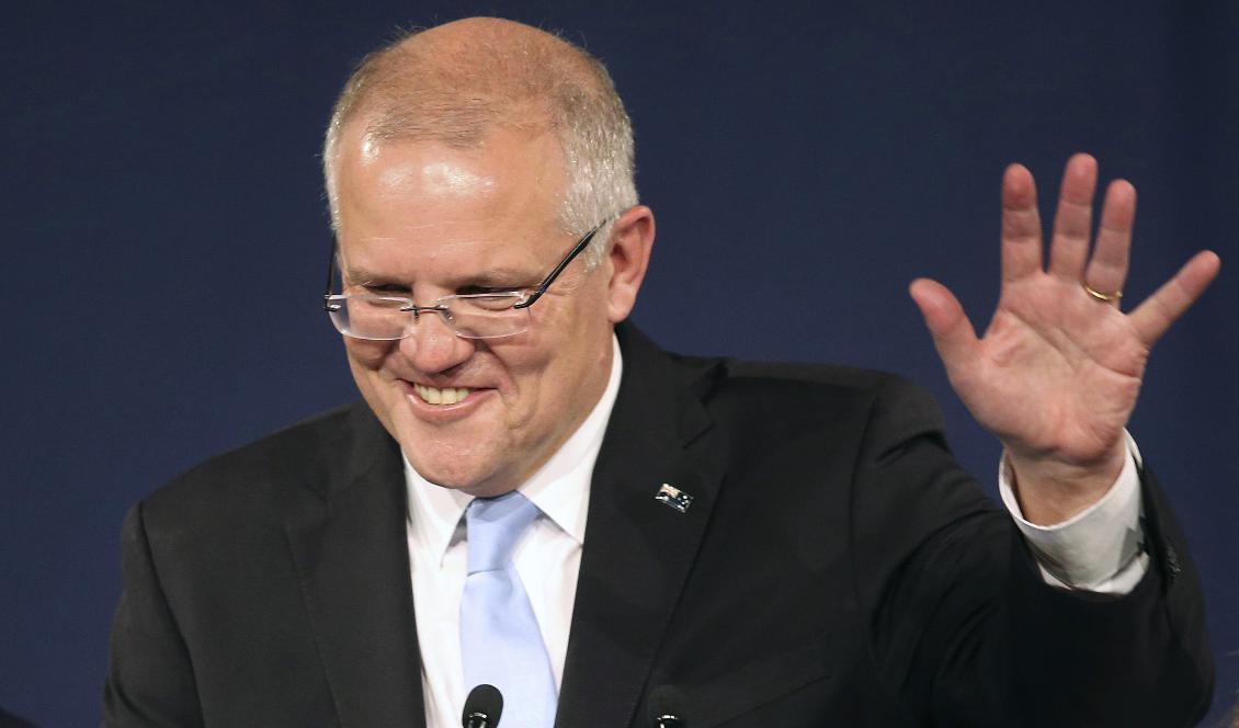 Australiens premiärminister Scott Morrison. Foto: Rick Rycroft/AP/TT-arkivbild