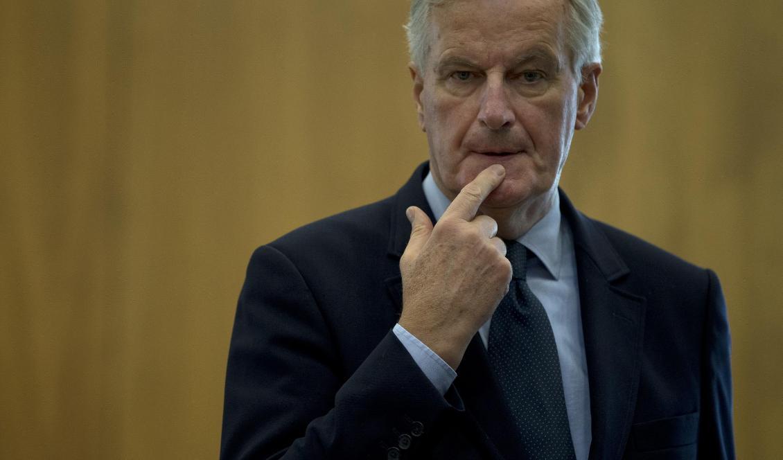 EU:s chefsförhandlare Michel Barnier. Foto: Francisco Seco/AP/TT-arkivbild
