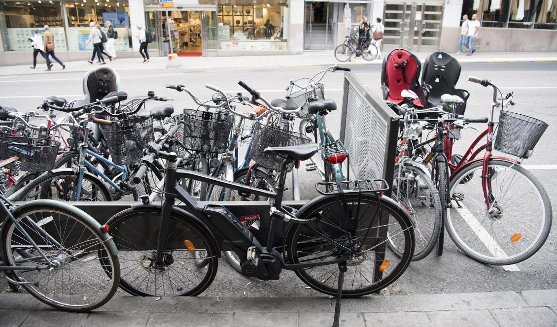 Vem har tagit min cykel? Ingen vet säkert, väldigt få cykelstölder klaras upp. Foto: Henrik Montgomery/TT-arkivbild