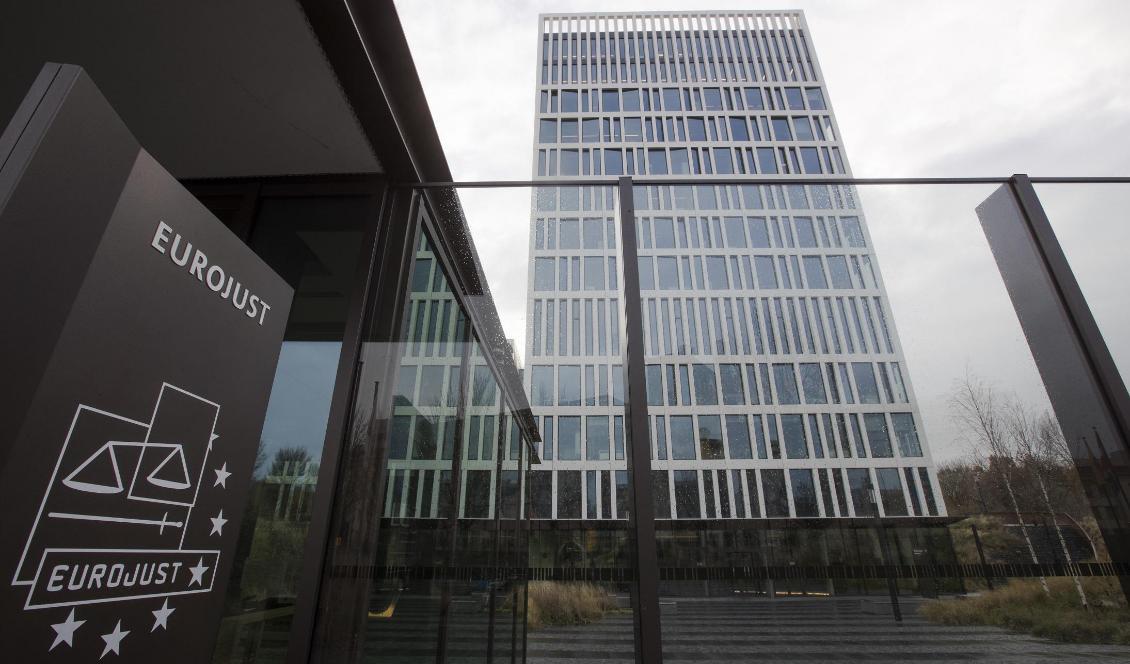 Eurojusts huvudkontor i Haag i Nederländerna. Foto: Peter Dejong/AP/TT-arkivbild