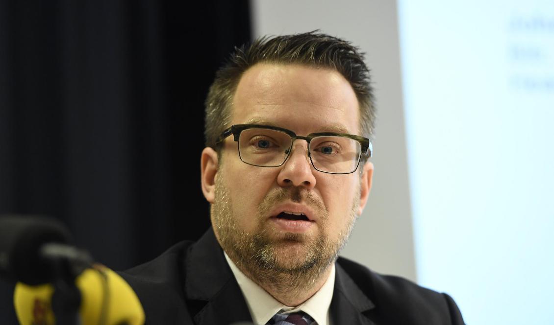 Johan Olsson, operativ chef vid Säkerhetspolisen. Foto: Maja Suslin/TT-arkivbild