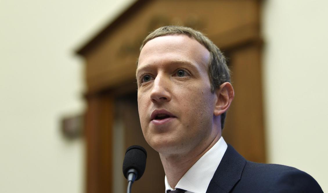 
Facebooks vd Mark Zuckerberg frågades ut i representanthusets finansutskott om den digitala valutan libra. Foto: Susan Walsh/AP/TT                                                