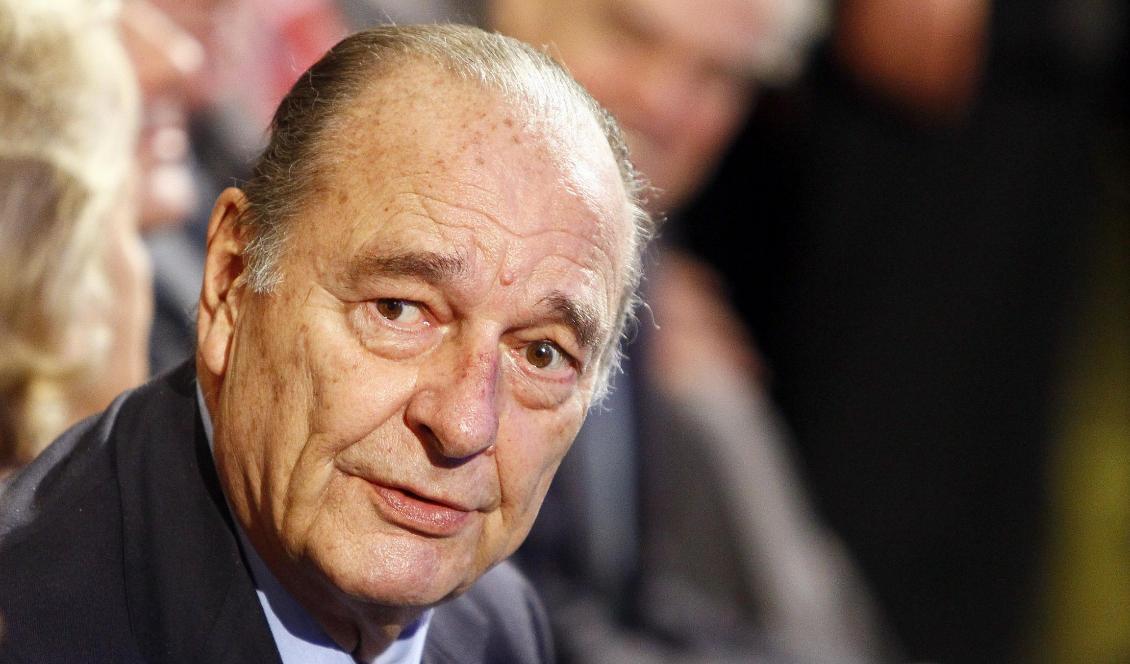 Frankrikes tidigare president Jacques Chirac är död. Foto: Francois Mori-arkivbild från 2011