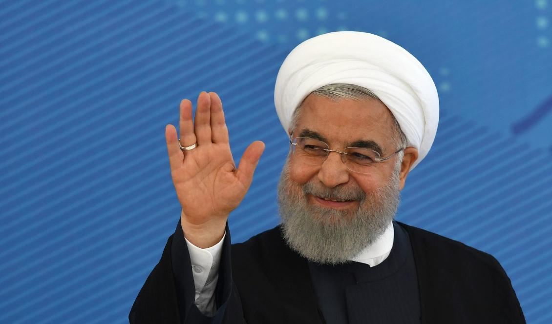 Irans president Hassan Rohani säger att landet är berett att "lämna alla dörrar öppna" för att rädda kärnenergiavtalet. Foto: Vladimir Voronin/AP/TT-arkivbild