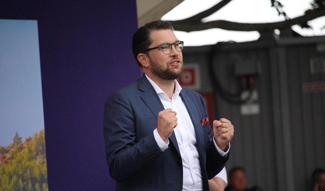 Sverigedemokraternas partiledare Jimmie Åkesson. Foto: Susanne W Lamm/Epoch Times-arkivbild