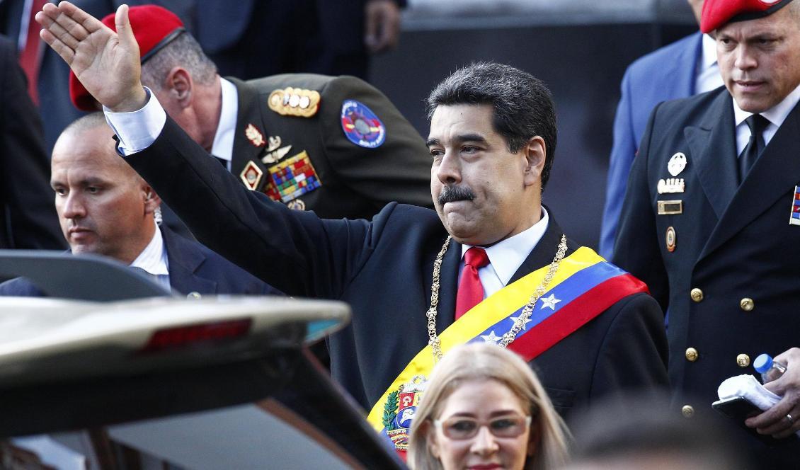 Nicolás Maduro. Foto: Leonardo Fernandez/AP/TT