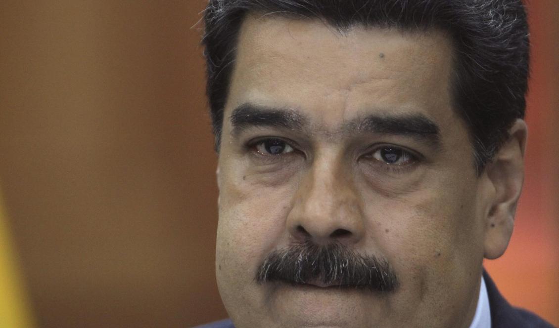 Venezuelas president Nicolás Maduro. Foto: Boris Vergara/AP/TT-arkivbild