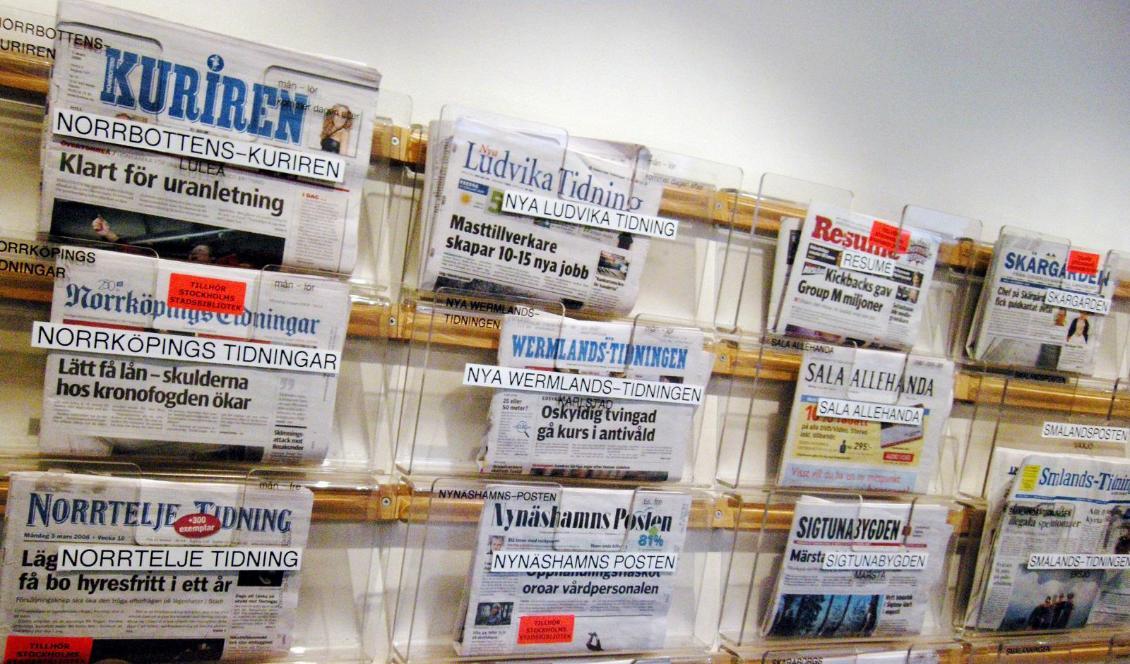 
Medielandskapet fortsätter att stöpas om med ett nytt mediebolag i norr. Foto: Hasse Holmberg/TT-arkivbild                                                