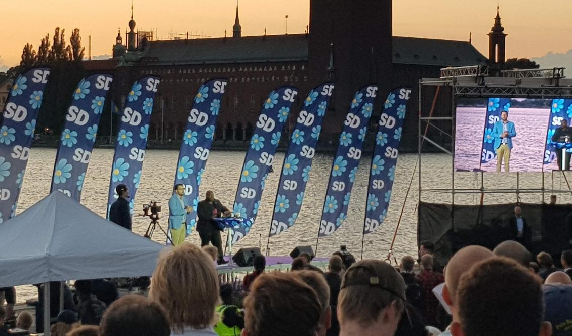 Sex av tio väljare vill se ett samarbete med SD i frågor där man tycker lika. Det visar en ny undersökning. Foto: Susanne W Lamm/Epoch Times-arkivbild