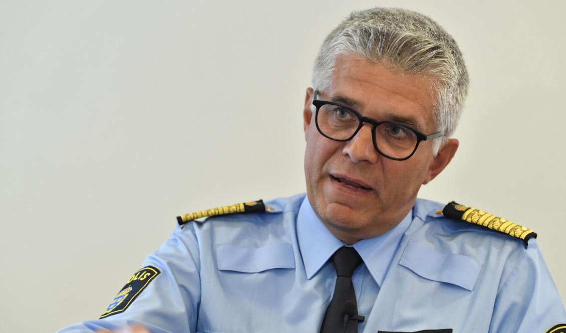 Rikspolischef Anders Thornberg. Foto: Henrik Montgomery/TT-arkivbild