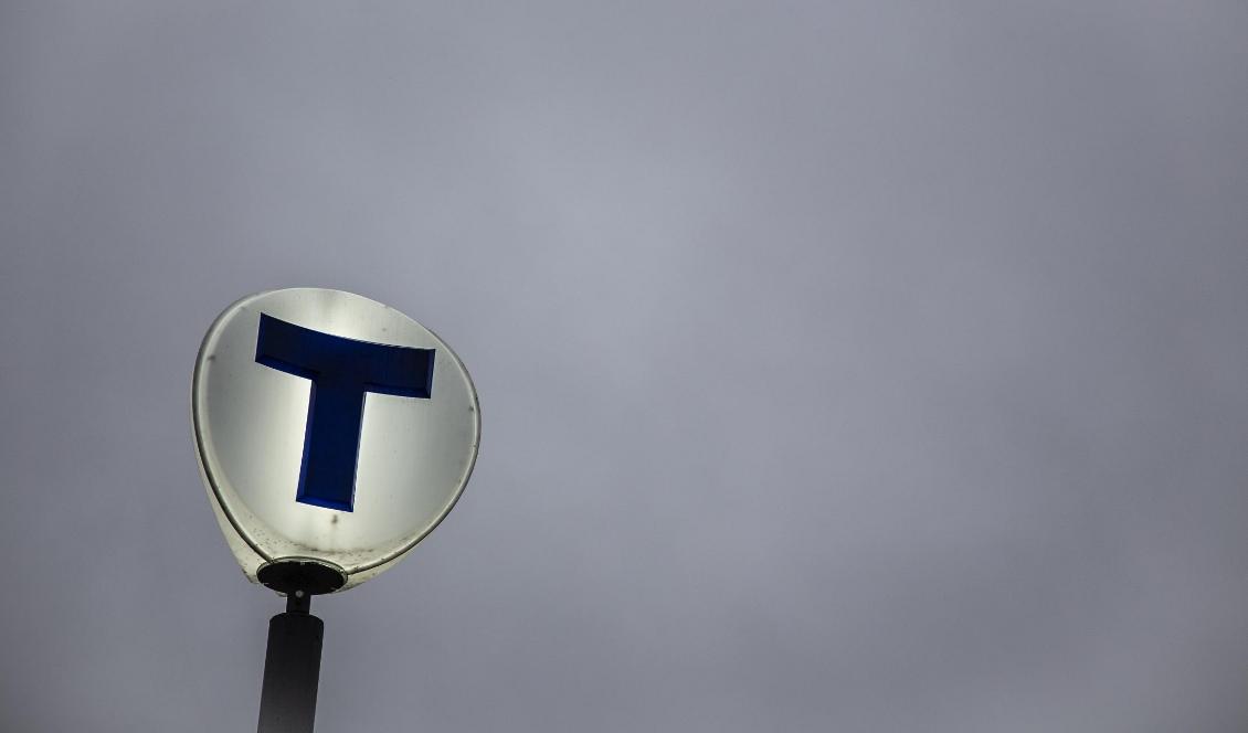 En man har anhållits efter ett bomblarm i Stockholms tunnelbana. Foto: Helena Landstedt/TT-arkivbild