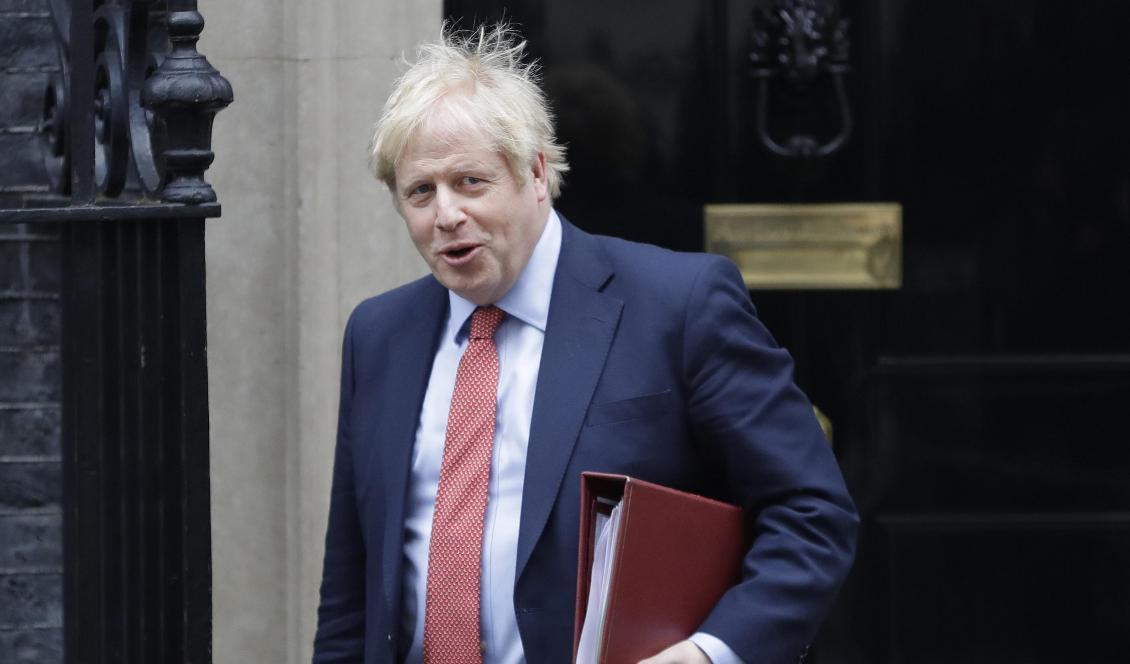 Storbritanniens premiärminister Boris Johnson har nu undertecknat Storbritanniens skilsmässohandlingar med EU. Foto: Kirsty Wigglesworth/AP/TT-arkivbild